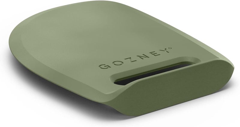 Gozney مكشطة العجين، أخضر، بطبقة سيليكون وفولاذ مقاوم للصدأ، سهلة التنظيف - Image 1